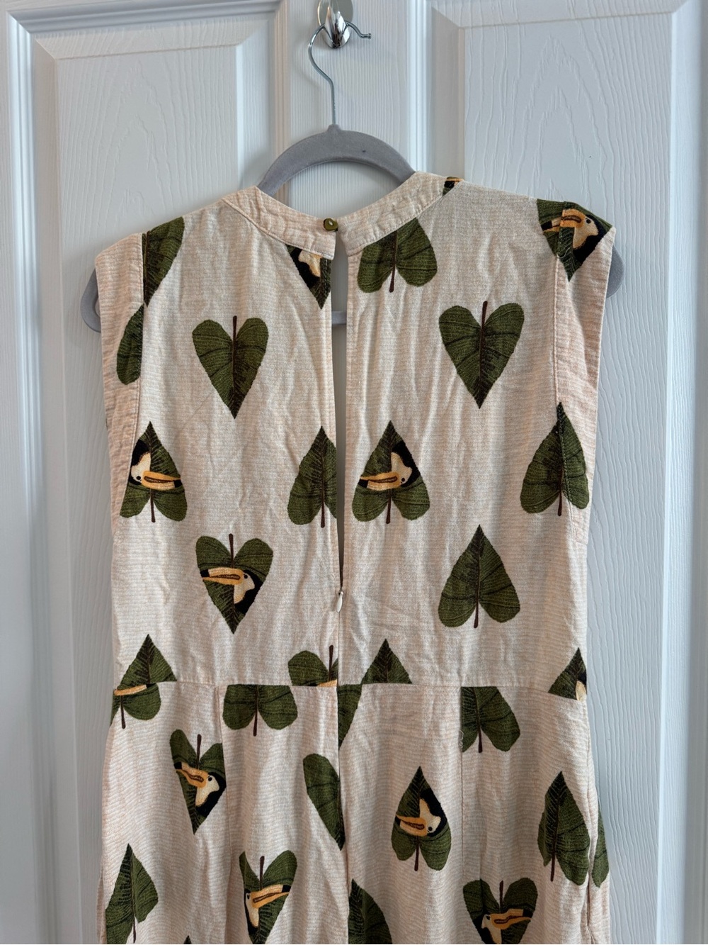 Farm Rio Tropical Print Sleeveless Jumpsuit Size XL - Picture 4 of 7